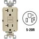 R01-GFNT2-0KI 20A IV SLFTS GFCI OUTLET