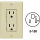 C25-05675-00I IV DUPLEX OUTLET