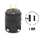 BLK CORD PLUG