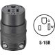 BLK CORD CONNECTOR