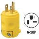 010-620PV-000 YEL 20A PLUG