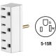 C22-00697-00W WHT GROUND TRIPLE TAP