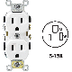 WHT DUPLEX OUTLET