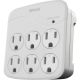 6 OUTLET SURGE PROTECTOR WOODS 41076