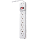 6 Outlet Surge Protector 3ft Cord Woods 41497