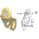 SGL WHEEL BY-PASS HANGER