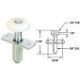 3/4In Self Adjust Bifold Door Top Pivot Guide Wheel 2Pc