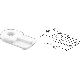 WHITE FLUSH CLIPS