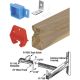 WOOD DRAWER TRACK