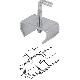 241947 1IN BED FRAME RAIL CLAMP