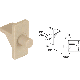 ALMOND SHELF PEG