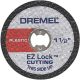 1-1/2in Plastic Cut-Off Wheel EZ Lock 5pk Dremel EZ476