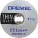 1-1/2in Metal Cut-Off Wheel EZ Lock 5pk Dremel EZ409
