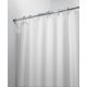 WHT POLY SHOWER CURTAIN