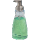 Foaming Soap Pump PL Clear/Brushed Nickel InterD 50100