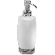 York Tall Soap Pump White/Chrome InterD 75601