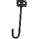 081628591217 GALVANIZD J-ROD D ANCHOR