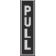 8-1/2X2 PULL SIGN