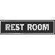 8-1/2X2 REST ROOM SIGN