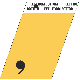1-1/2IN GOLD ALUM COMMA