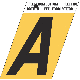 1-1/2INGOLD ALUM LETTER A
