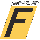 1-1/2INGOLD ALUM LETTER F