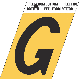 1-1/2INGOLD ALUM LETTER G