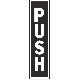 8-1/2X2 PUSH SIGN