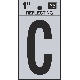  1IN REFLECT LETTER C