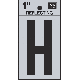 1IN REFLECT LETTER H