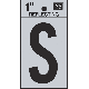 1IN REFLECT LETTER S