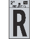 2IN REFLECT LETTER R