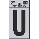 2IN REFLECT LETTER U