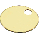 100PC 1-1/4IN BRASS TAG
