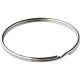 Tempered Steel Nickel Plated 1-1/8In Key Ring 2pk