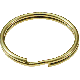 2PK 7/8IN BRASS KEY RING