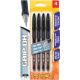 BP57-KR7B04-48 4PK PROMARX GRIP BLK PEN