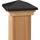 090489083847 6X6 BLK/CDR VCT POST CAP