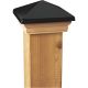 090489098346 4X4 BLK/CDR VCT POST CAP