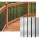 090489151973 26IN BLK 10P RND BALUSTER