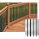 090489151997 32IN BLK 10P RND BALUSTER