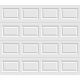 8X7 WHT STL GARAGE DOOR