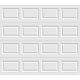 9X7 WHT STL GARAGE DOOR