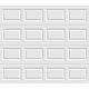 9X7 WHT STL GARAGE DOOR