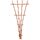83737 48IN BRWN WD FAN TRELLIS