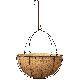 093432842782 14IN RUSTC HANGING BASKET