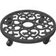 84725BK 12IN CAST IRON PLNT CADDY