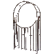 BRONZE GARDEN ARBOR