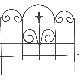 89382 18IN FINIAL GARDEN BORDER