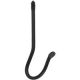 6IN BLK J-HOOK THREADED